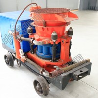 湿式喷浆机型号  耐火材料喷射机供应 潮喷机厂家