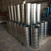 广东江大废气处理白铁排放管通风排气螺旋风管