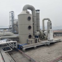 旋流板喷淋式废气净化塔工作原理