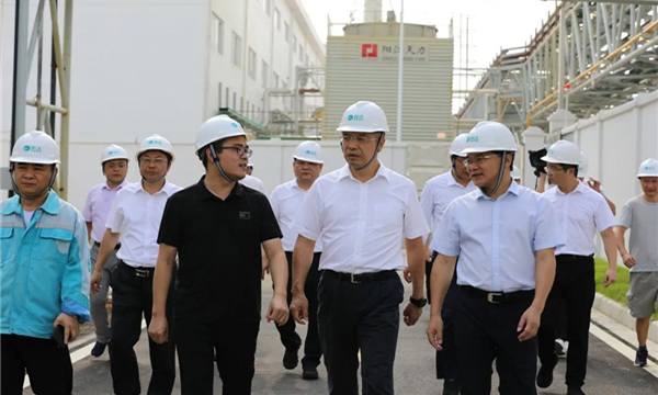江西省委常委、常务副省长任珠峰一行莅临高能环境江西子公司视察