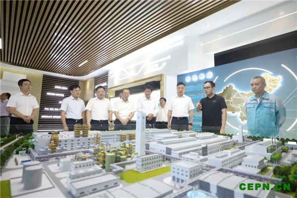 江西省委常委、常务副省长任珠峰一行莅临高能环境江西子公司视察