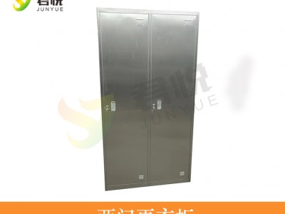 304不锈钢斜顶更衣柜员工储物柜更衣室无尘菌净化车间消毒柜图2
