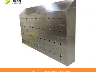 304不锈钢斜顶更衣柜员工储物柜更衣室无尘菌净化车间消毒柜图3